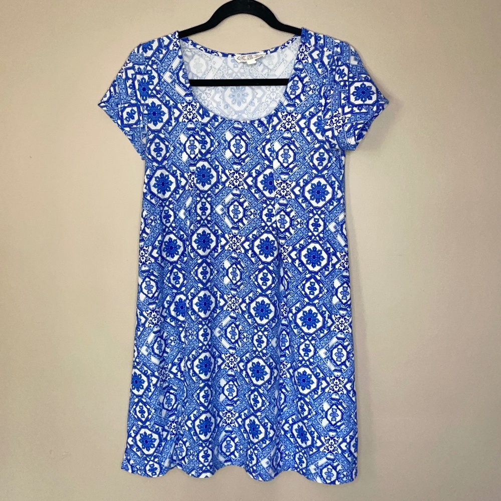 Pink Rose T-Shirt Dress